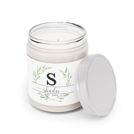 Monogram Family Name Aromatherapy Candle 9oz Printify