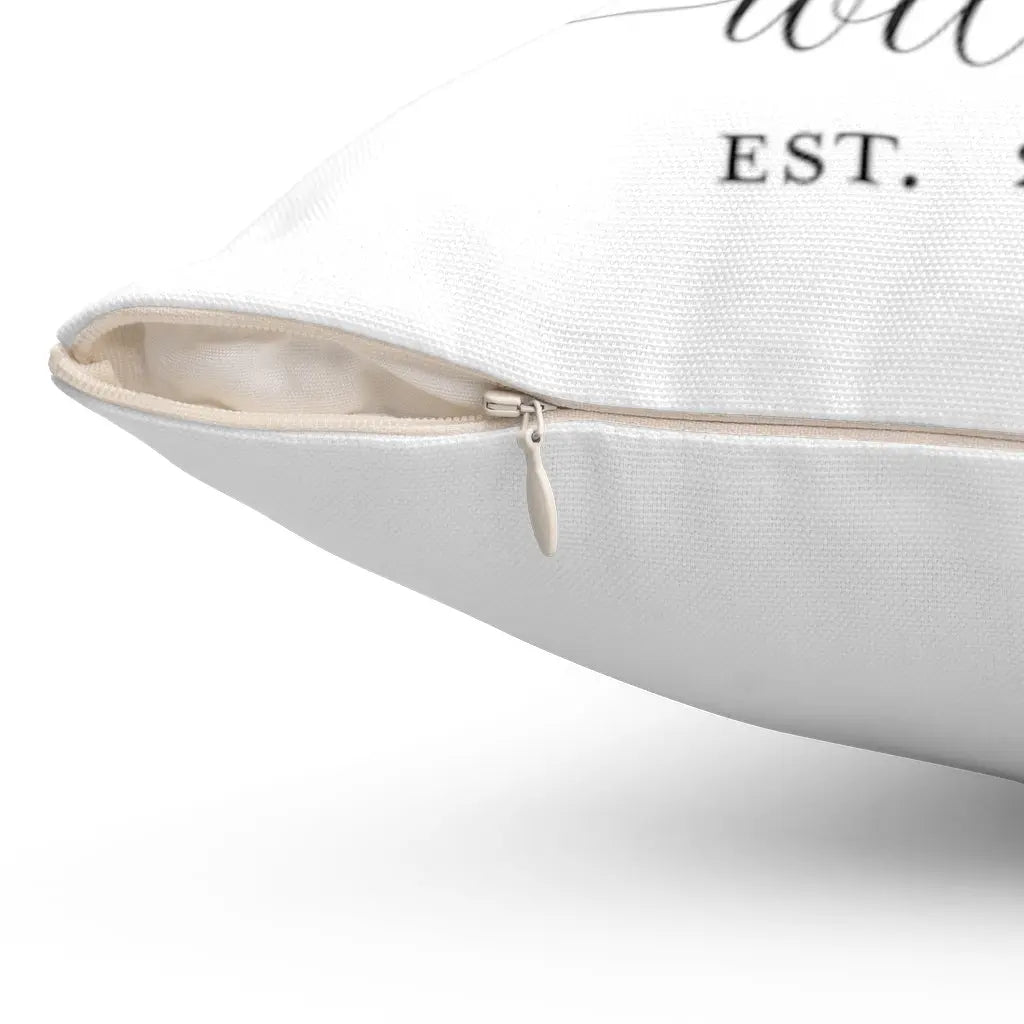 Monogram Name Personalized 14" or 20" Square Pillow Printify