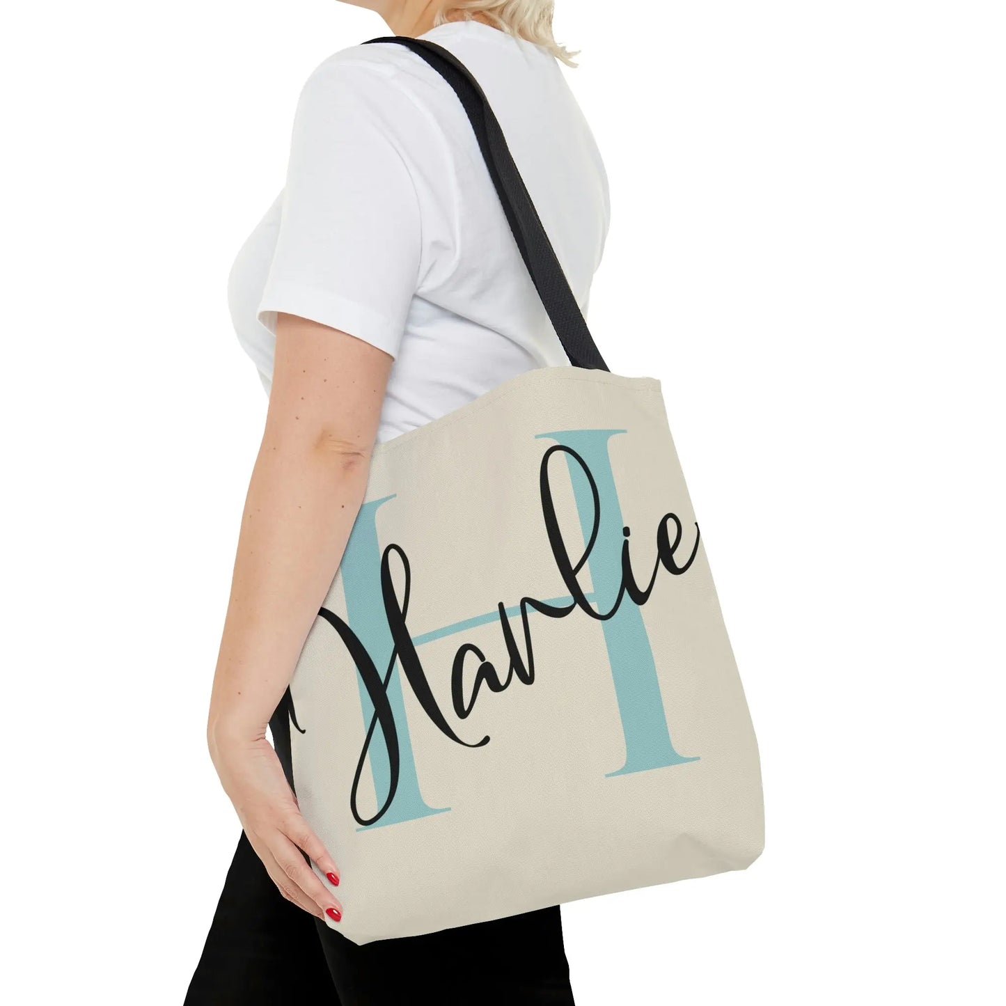 Monogram Name Tote Bag, Personalized Tote Bags, Bridesmaid Tote, Beach Tote, Bridesmaid Gift, Bridal Party Gifts, Wedding Welcome Bag Printify