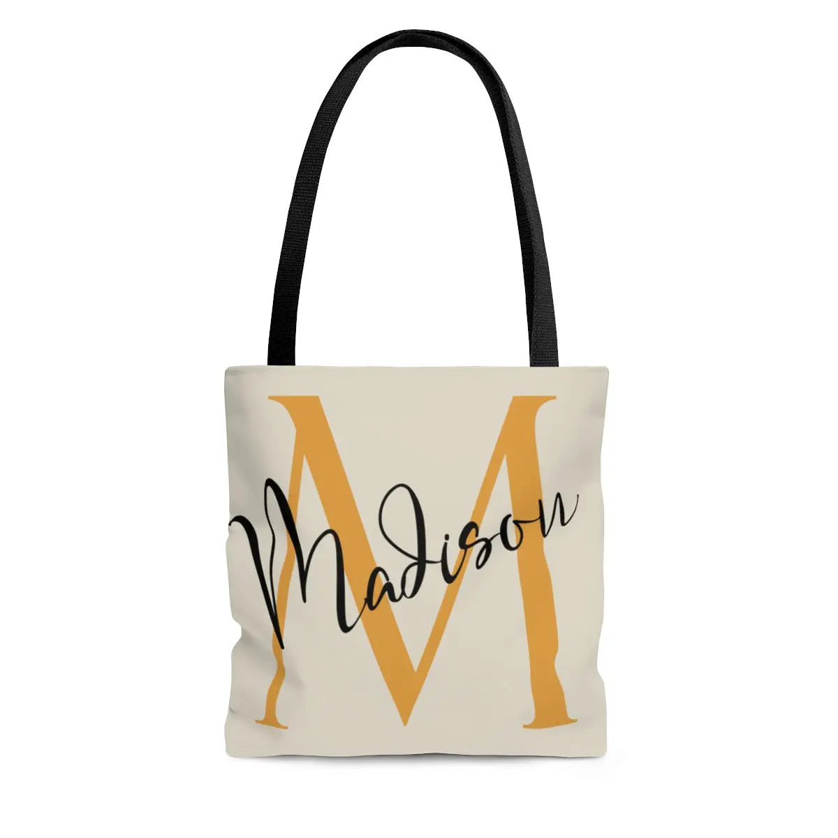 Monogram Name Tote Bag, Personalized Tote Bags, Bridesmaid Tote, Beach Tote, Bridesmaid Gift, Bridal Party Gifts, Wedding Welcome Bag Printify