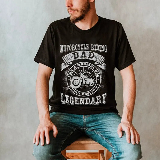 Motorcycle Harley Dad Men's T-shirt Printify