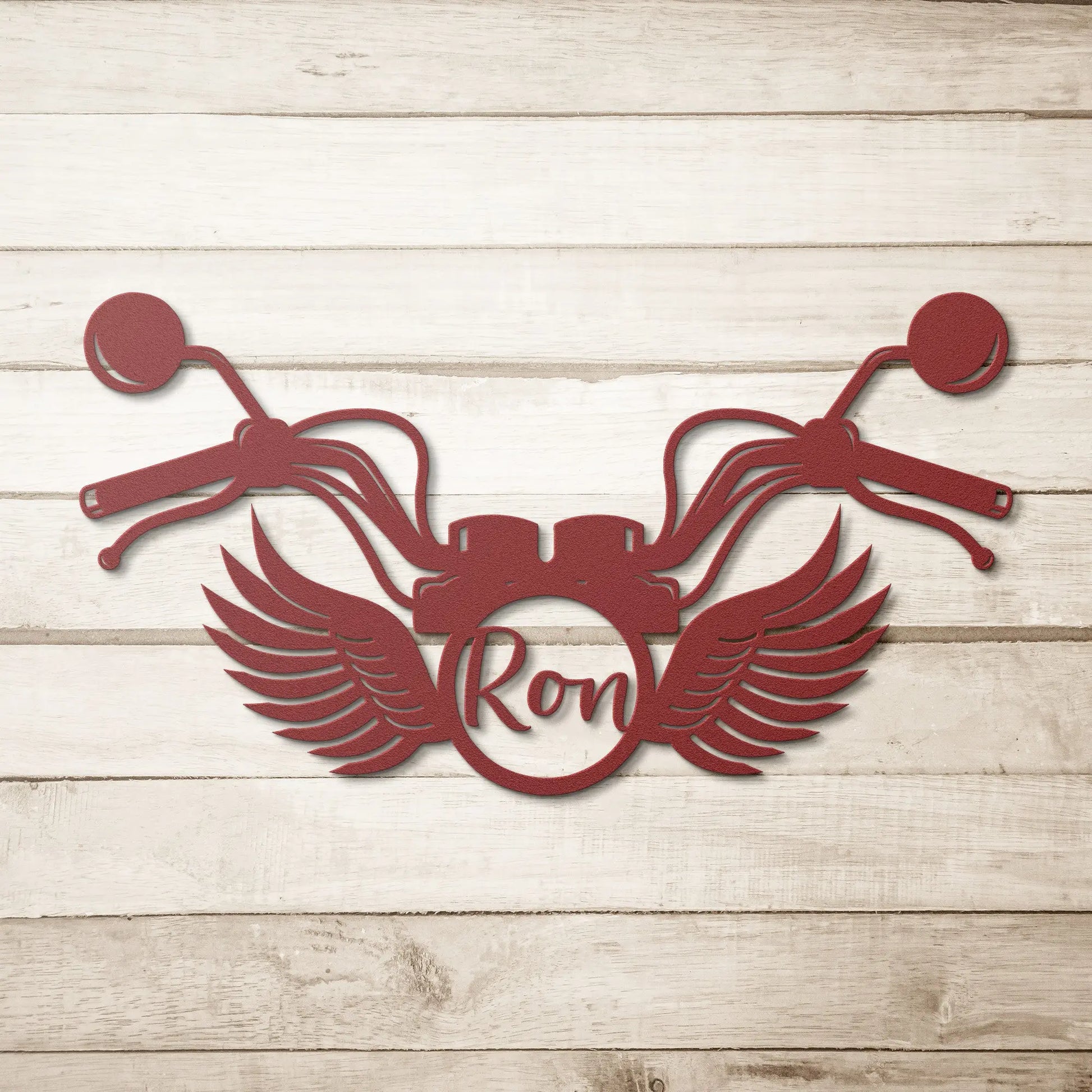 Motorcycle Name Metal Sign teelaunch