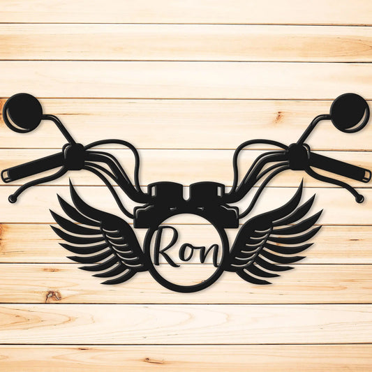 Motorcycle Name Metal Sign teelaunch