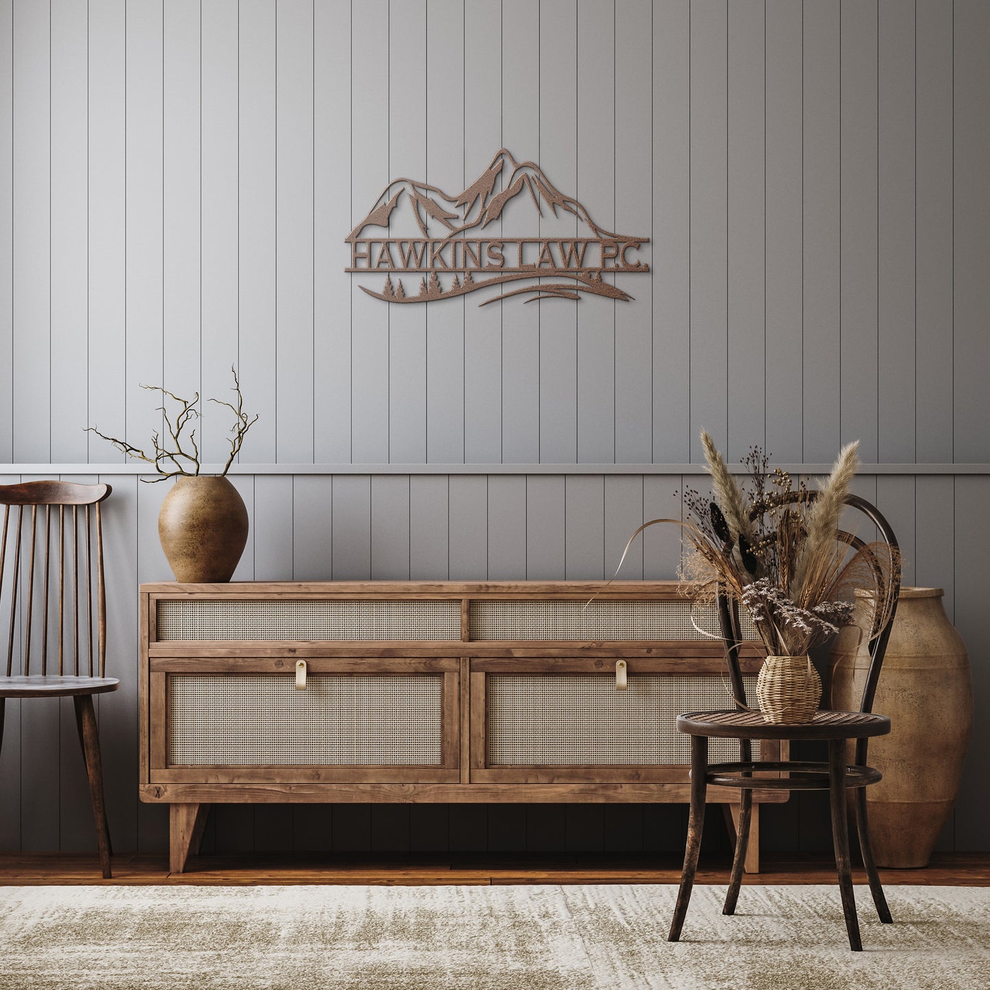 Mountains Personalized Metal Sign - Amazing Faith Designs
