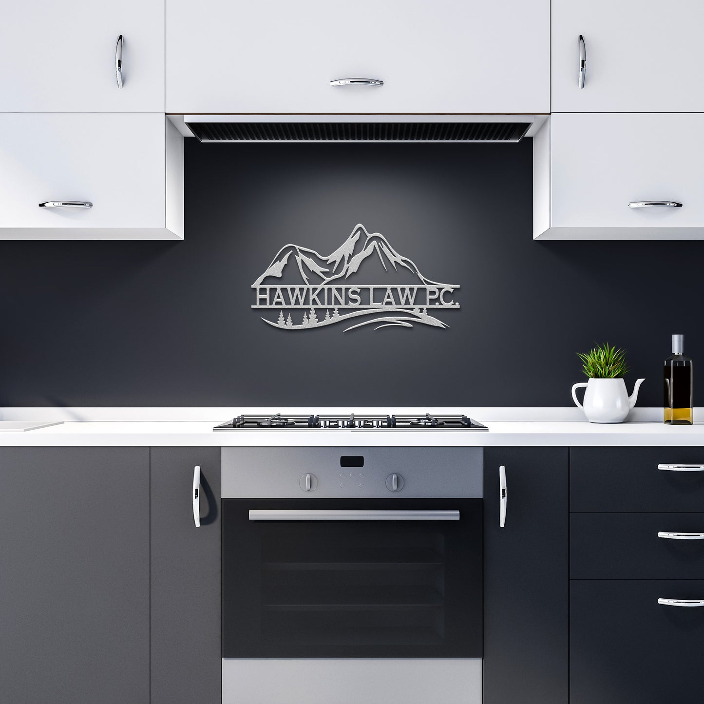 Mountains Personalized Metal Sign - Amazing Faith Designs