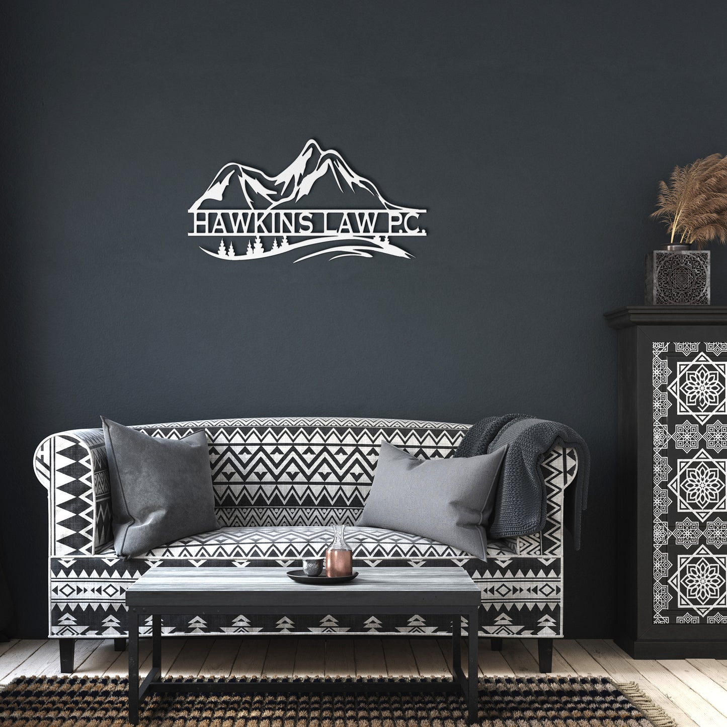 Mountains Personalized Metal Sign - Amazing Faith Designs
