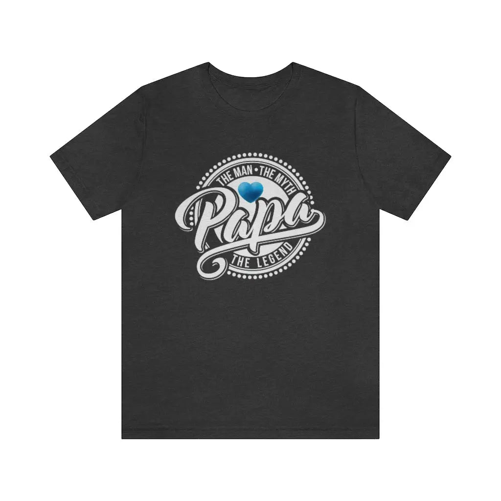 Papa the Man the Myth the Legend Men's T-shirt | Father's Day Gift | New Baby Gift Printify