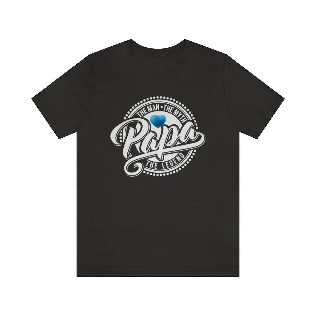 Papa the Man the Myth the Legend Men's T-shirt | Father's Day Gift | New Baby Gift Printify