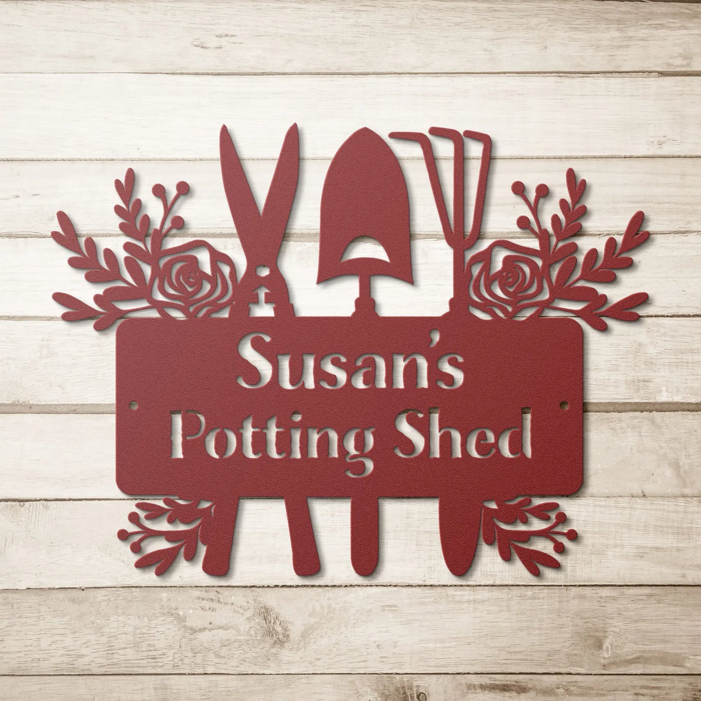 Potting shed Metal Sign | | Mimi, Nana, Grandma, Mama, Personalized Name Garden Sign teelaunch