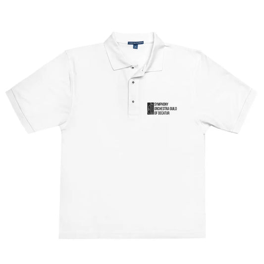 SOGD Men's Premium Polo - Symphony Orchestra Guild of Decatur Amazing Faith Designs