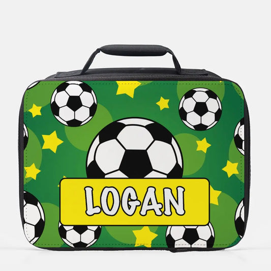 Soccer Lunch Box (Insulated) - Personalized Printed Mint