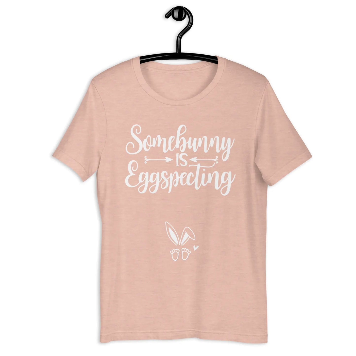 Somebunny is Eggspecting Pregnancy Announcement T-shirt, Easter Maternity Shirt Amazing Faith Designs