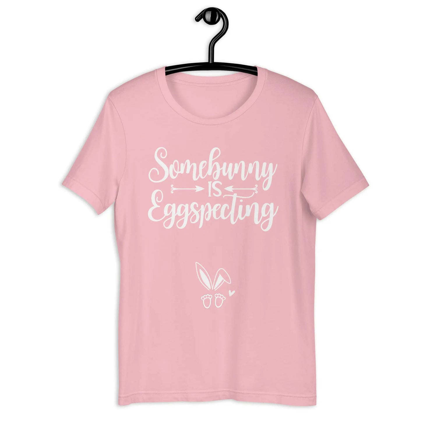 Somebunny is Eggspecting Pregnancy Announcement T-shirt, Easter Maternity Shirt Amazing Faith Designs