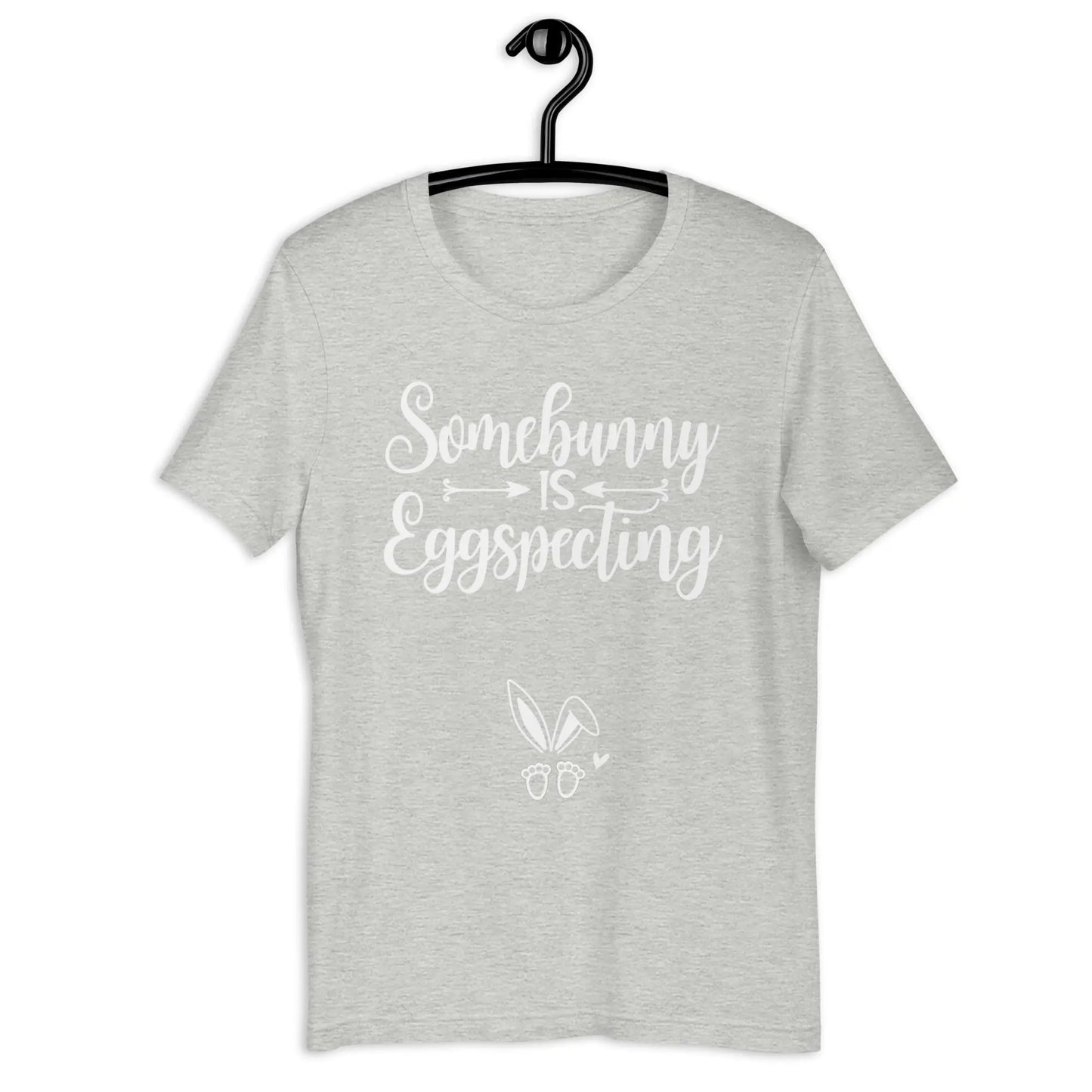 Somebunny is Eggspecting Pregnancy Announcement T-shirt, Easter Maternity Shirt Amazing Faith Designs