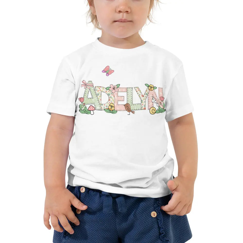 Spring Flowers Toddler Short Sleeve Tee Amazing Faith Designs