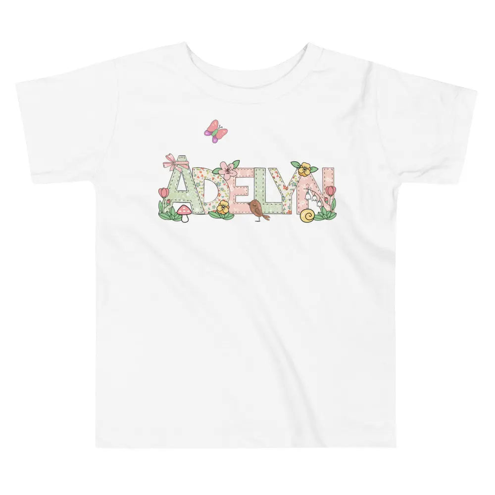 Spring Flowers Toddler Short Sleeve Tee Amazing Faith Designs