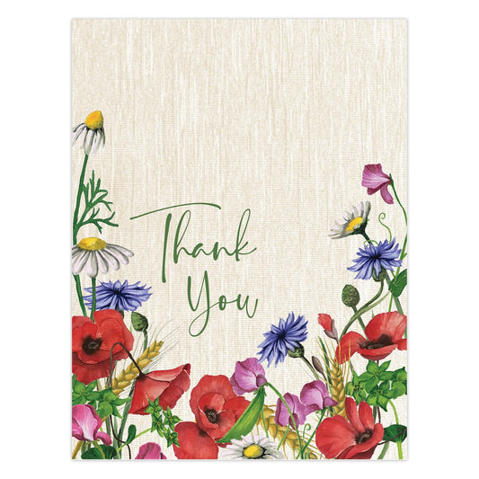 Summer Poppies Thank You Cards Amazing Faith Designs
