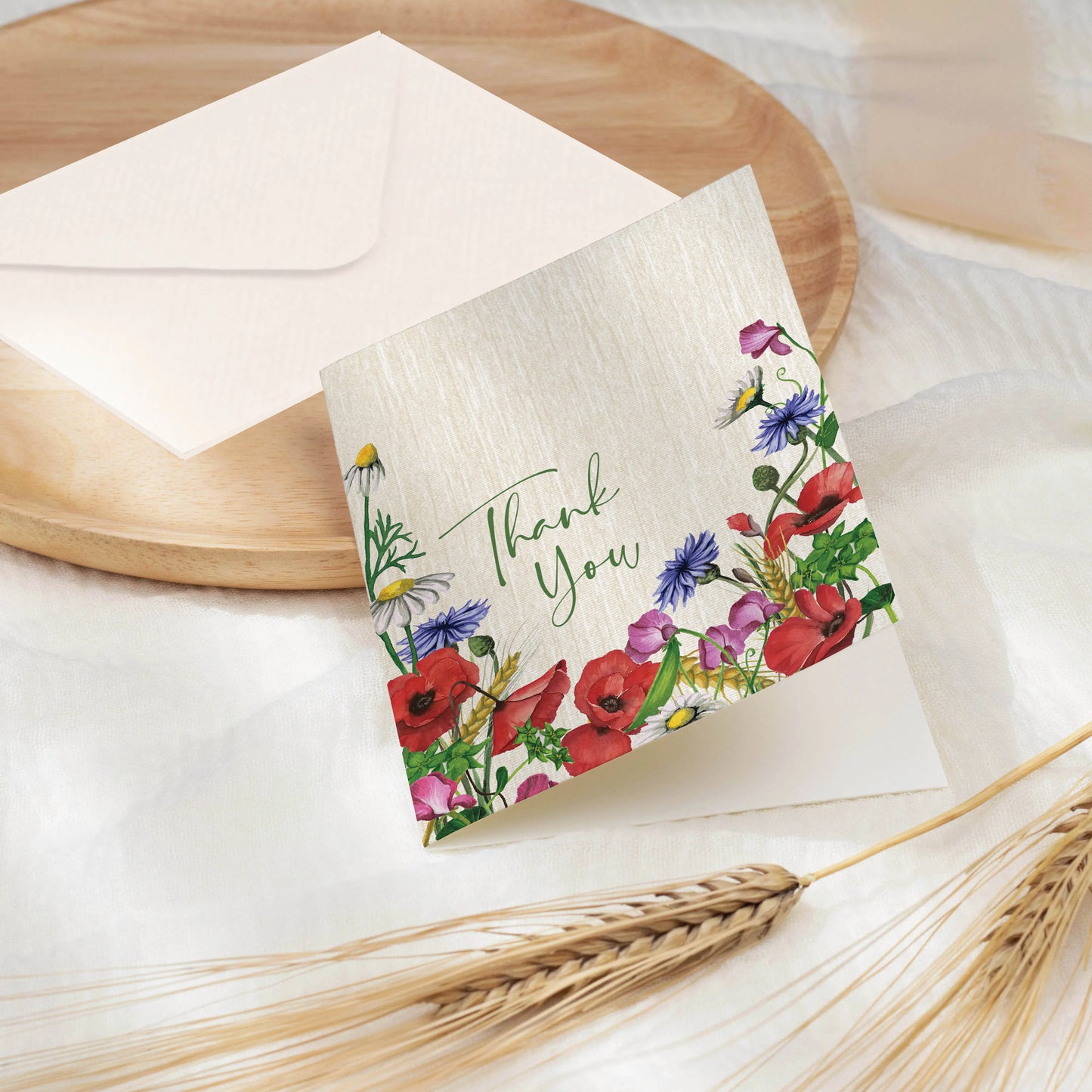 Summer Poppies Thank You Cards Amazing Faith Designs