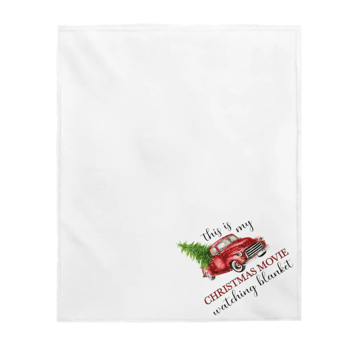 This is My Christmas Movie Watching Blanket Printify