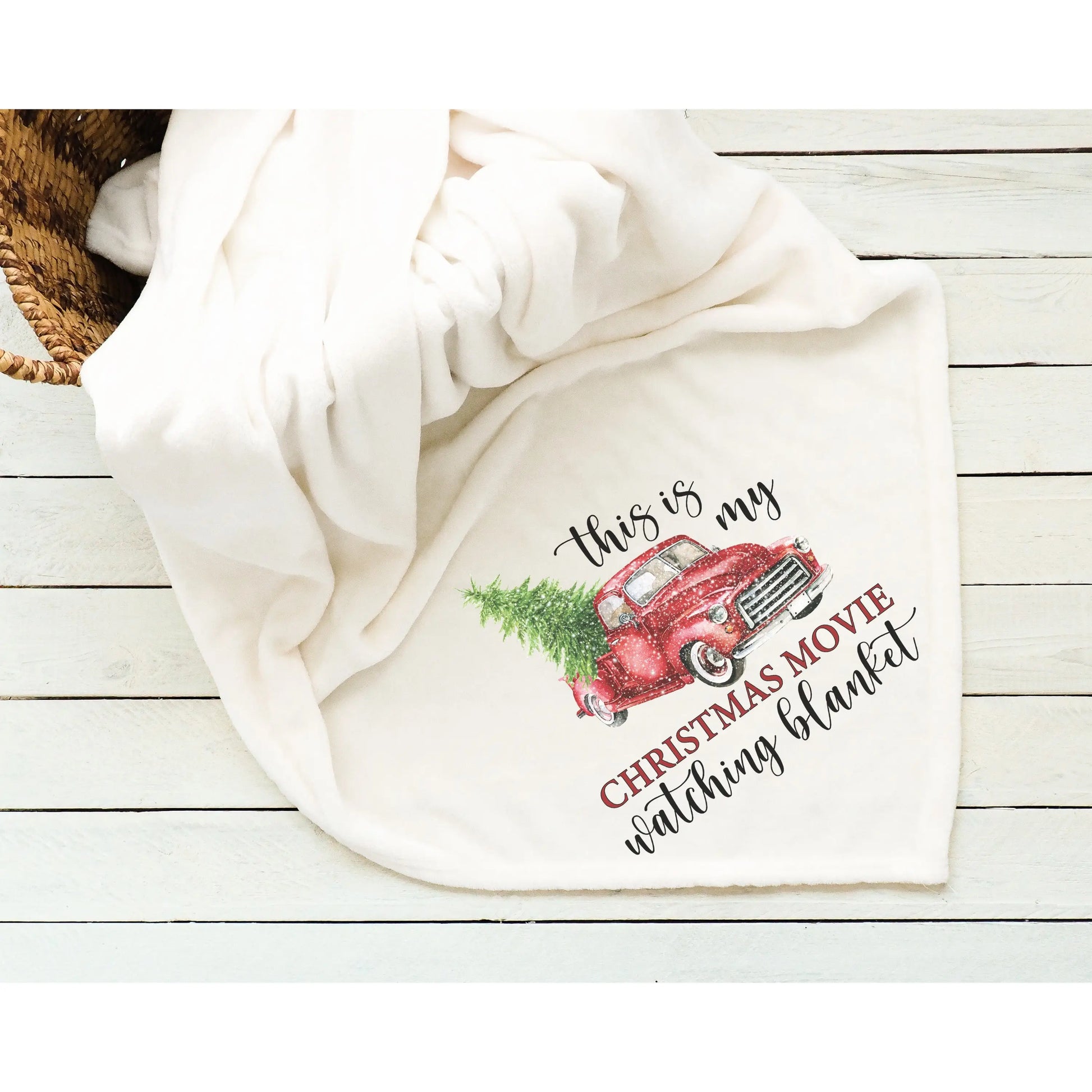 This is My Christmas Movie Watching Blanket Printify