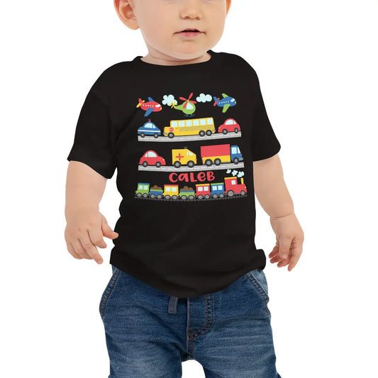 Transportation Personalized Baby Shirt Amazing Faith Designs