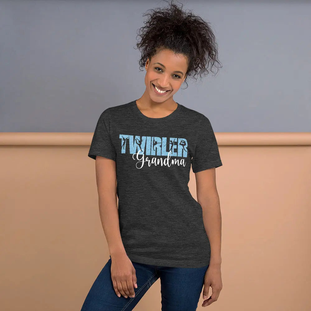 Twirler Grandma Unisex t-shirt - Front and Back Print Amazing Faith Designs
