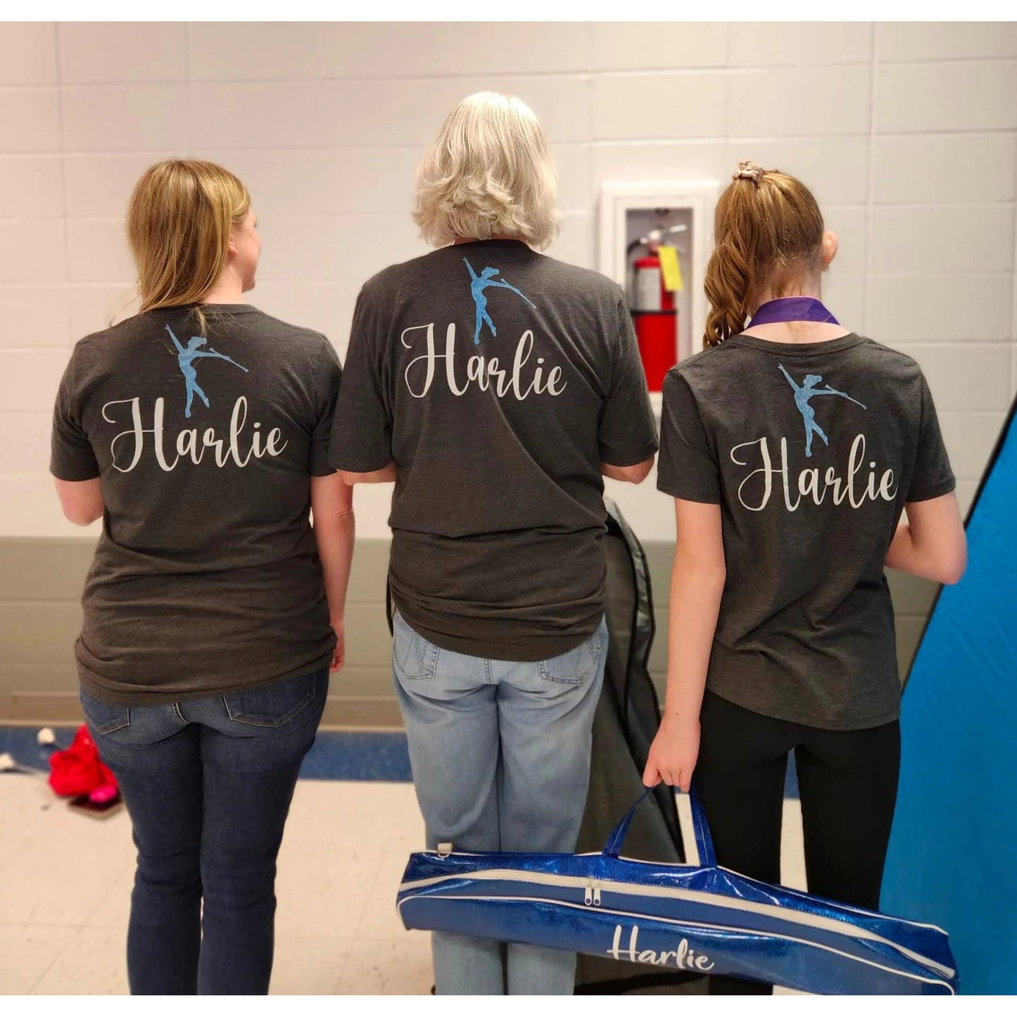 Twirler Mom Personalized t-shirt - Front and Back Print Amazing Faith Designs