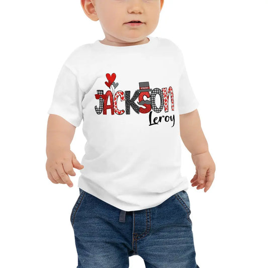 Valentine Personalized Baby Boy Tee Amazing Faith Designs