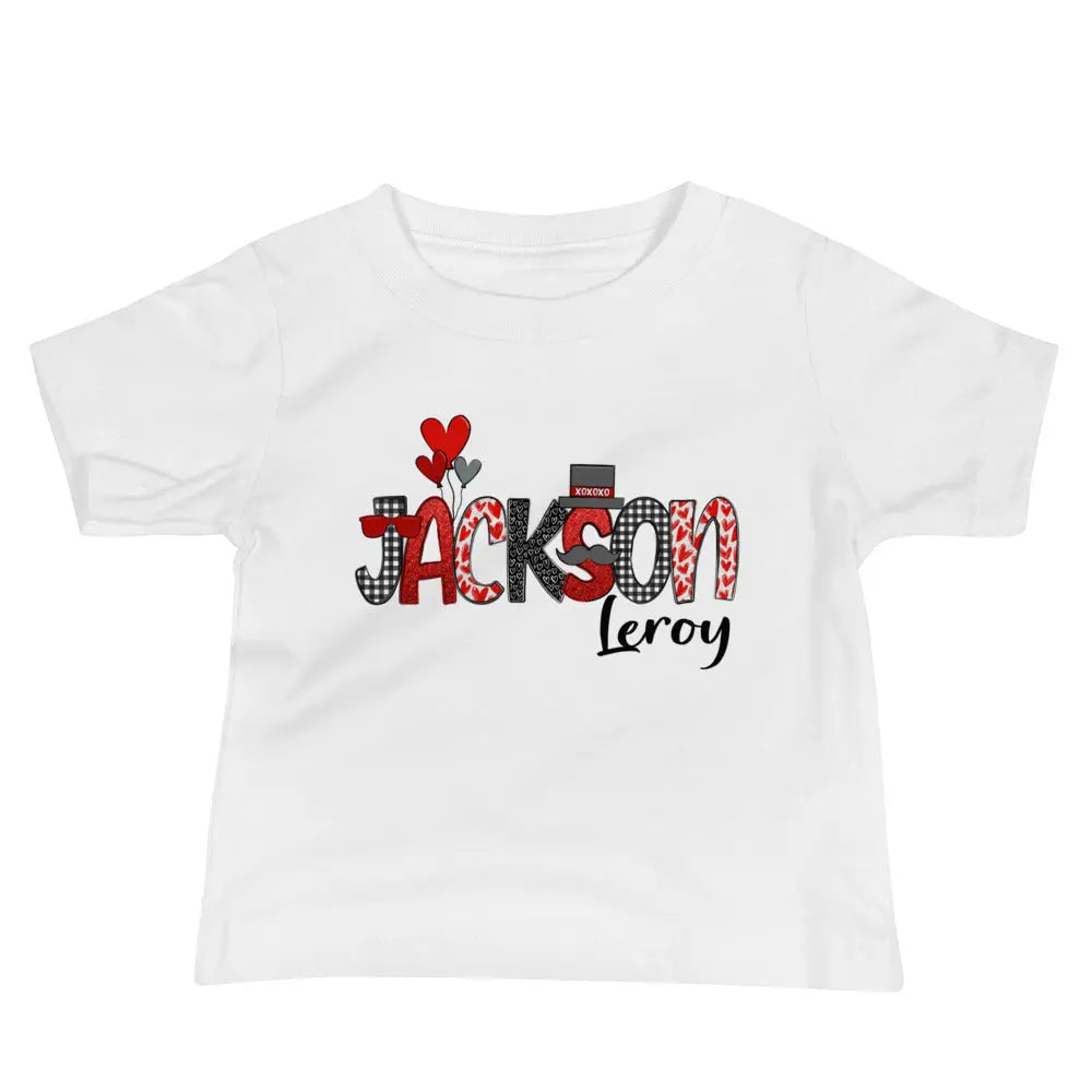Valentine Personalized Baby Boy Tee Amazing Faith Designs