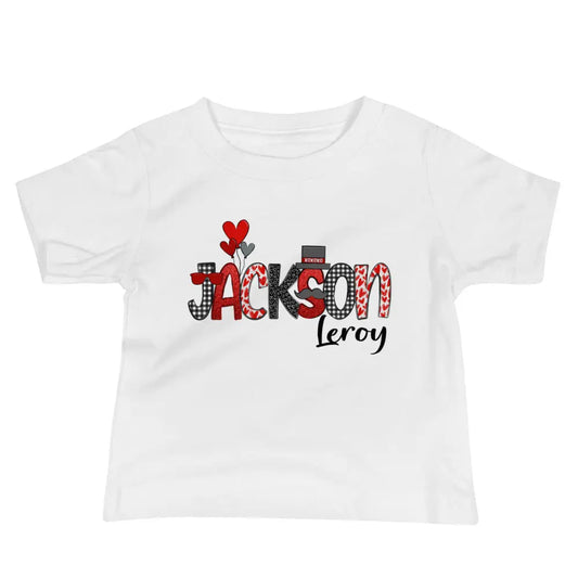 Valentine Personalized Baby Boy Tee Amazing Faith Designs