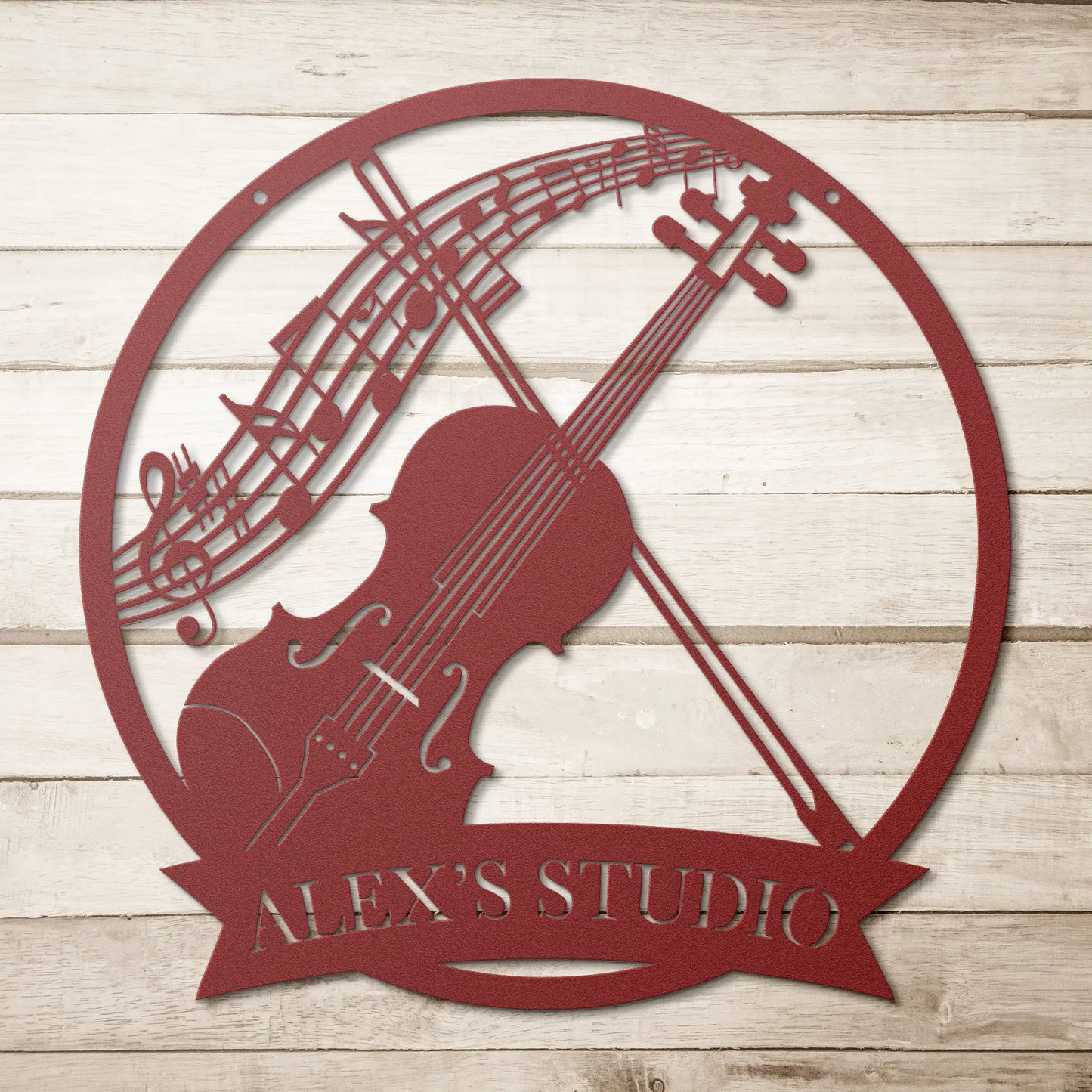 Violin Studio Metal Sign, Musician Sign teelaunch