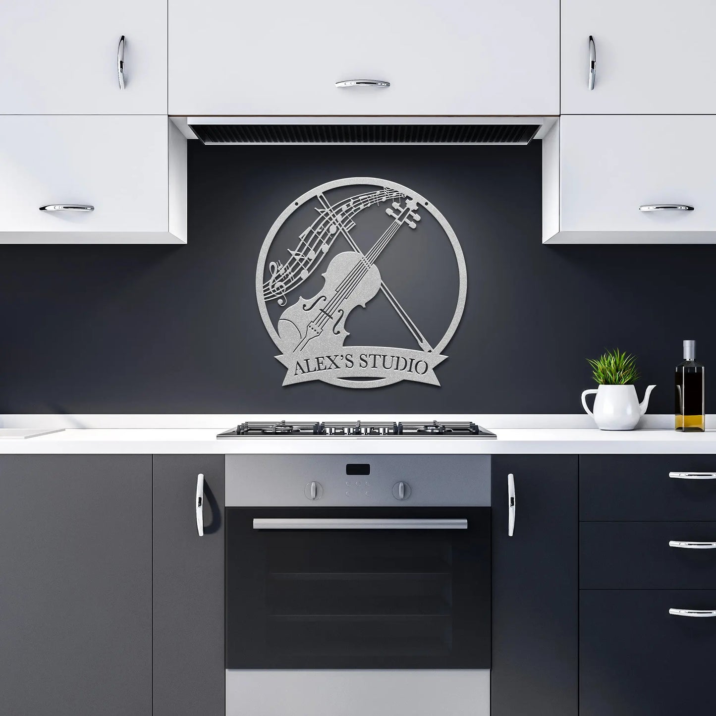 Violin Studio Metal Sign, Musician Sign teelaunch