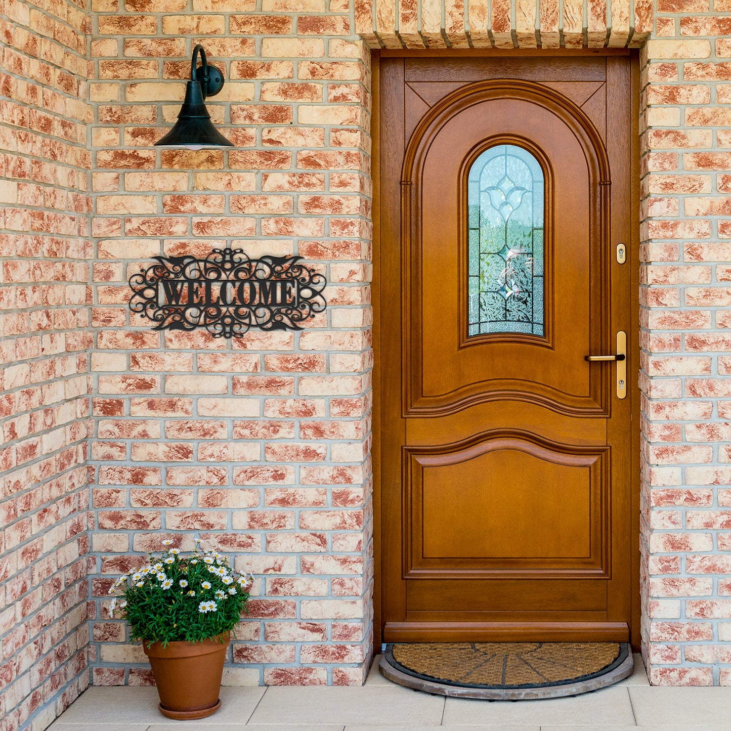 Welcome Porch Metal Sign - Amazing Faith Designs