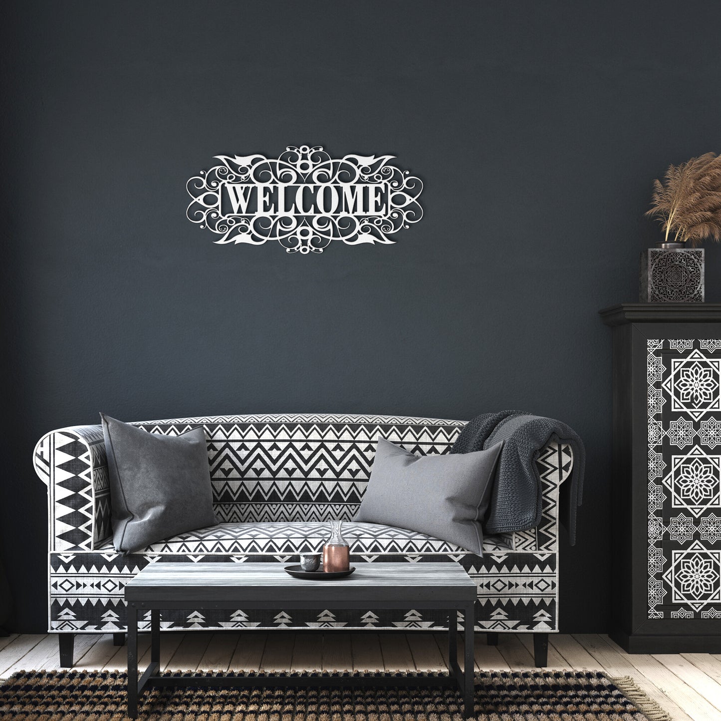 Welcome Porch Metal Sign - Amazing Faith Designs