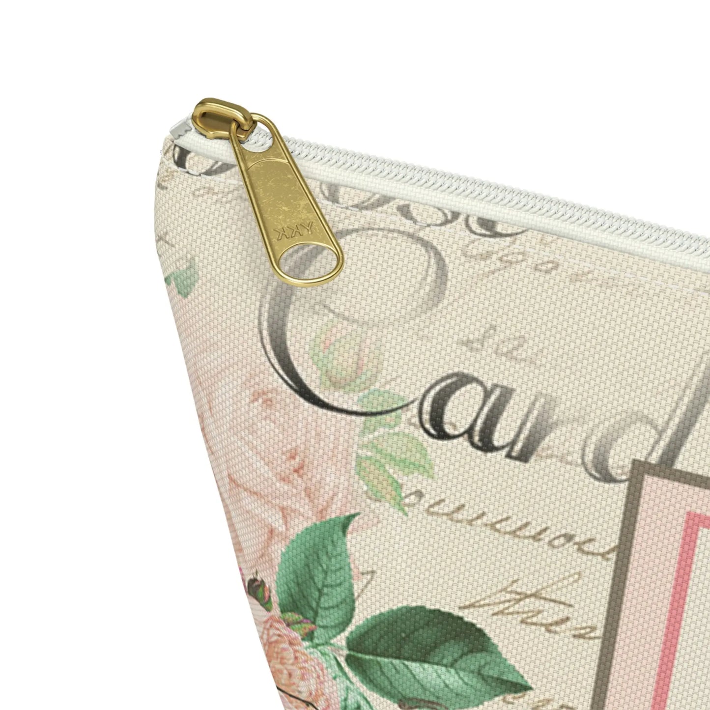 With God All Things Are Possible Makeup Accessory Pouch w T-bottom - Vintage Bicycle Printify