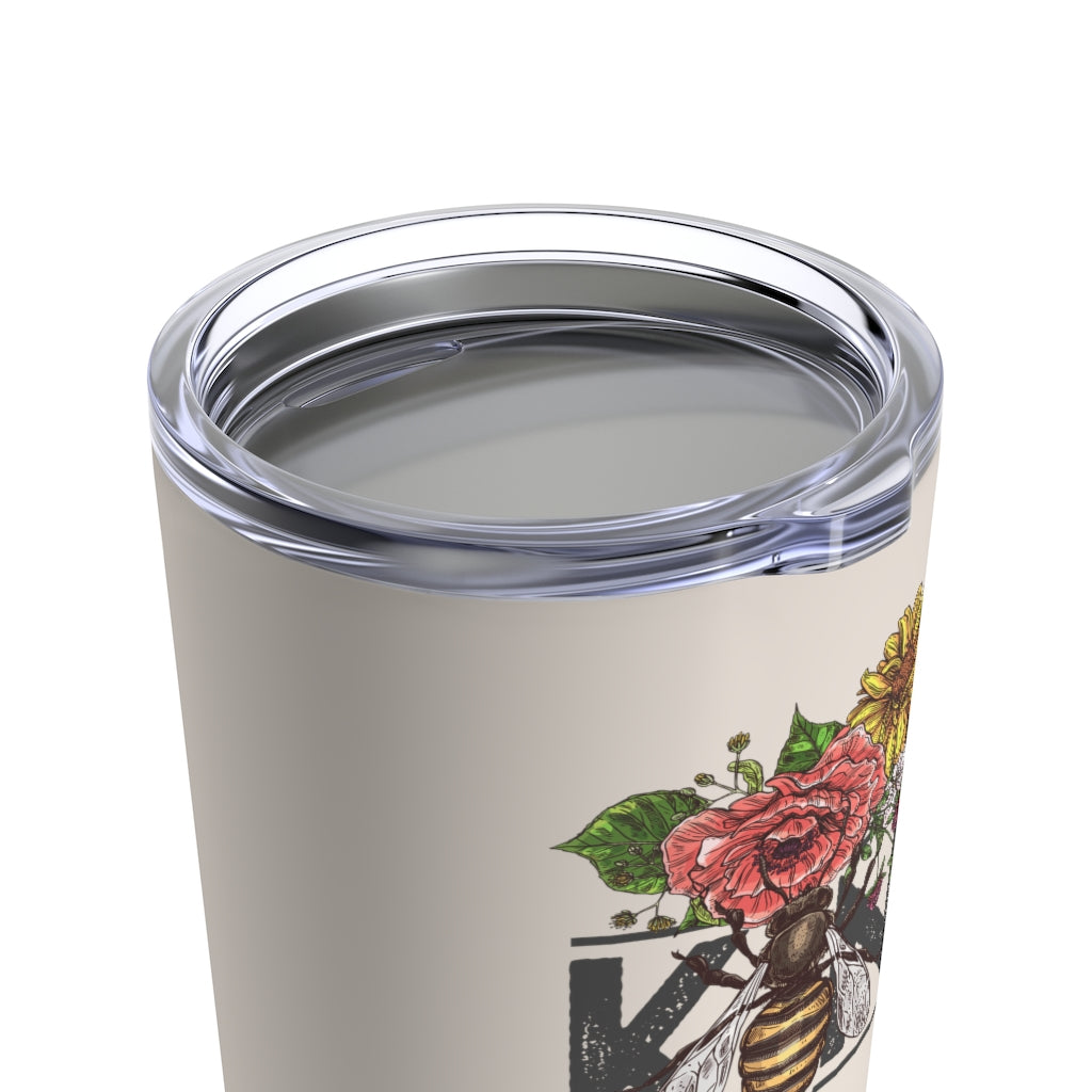 Bee Kind floral Tumbler 20oz, Be Nice Tumbler, Kindness Travel Mug, Be Kind Tumbler, Christian Gift Printify