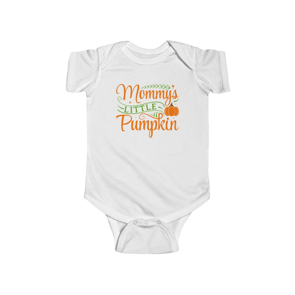 Mommy's Little Pumpkin Onesie, Fall Onesie, Autumn Onesie, First Halloween Onesie - Amazing Faith Designs