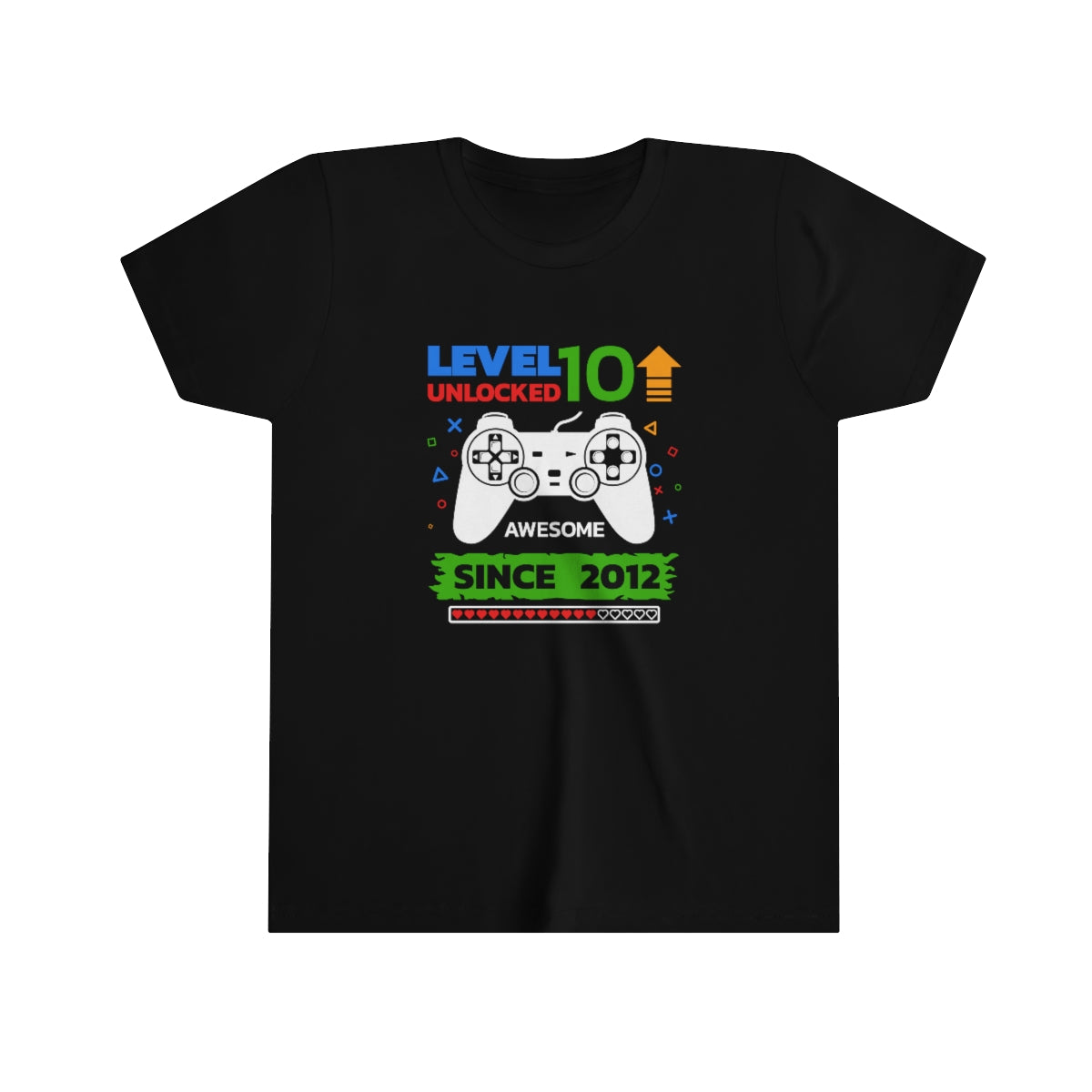 Gamer Level Unlocked Birthday T-shirt S M L XL |  5th 6th 7th 8th 9th, 10th Birthday, Custom Birthday Shirt - Amazing Faith Designs
