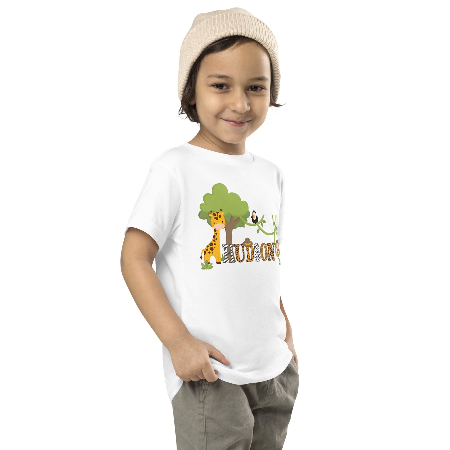 Safari Personalized Toddler Tshirt, Zoo Birthday Shirt - Amazing Faith Designs