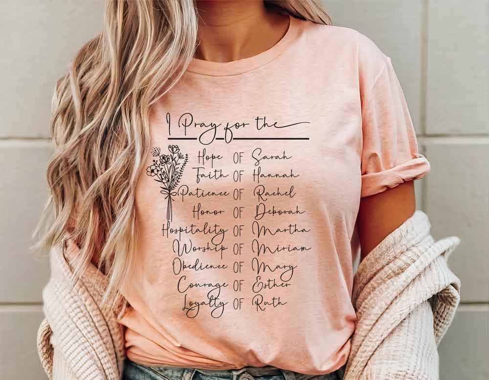 Women of the Bible Christian Shirt - Amazing Faith Designs