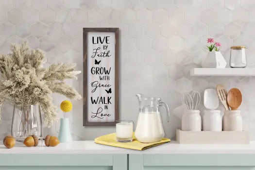 Transforming Your Kitchen's Ambiance with Scripture-Inspired Signs