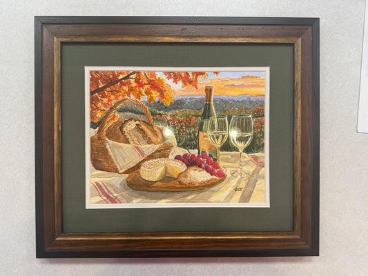 Savoring Autumn | Original Sourdough Watercolor Painting & Fine Art Print