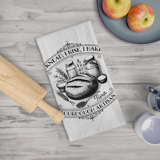 Sourdough Artisan Personalized Tea Towel - Amazing Faith Designs