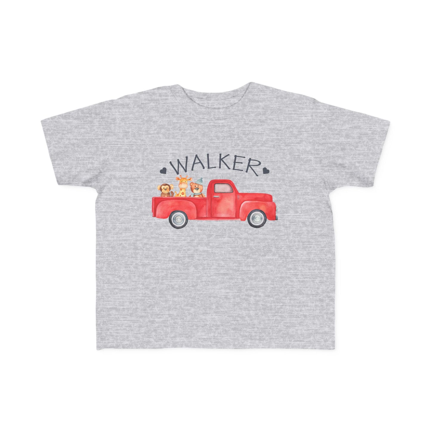 Red Pickup Truck Toddler Shirt - Amazing Faith Designs