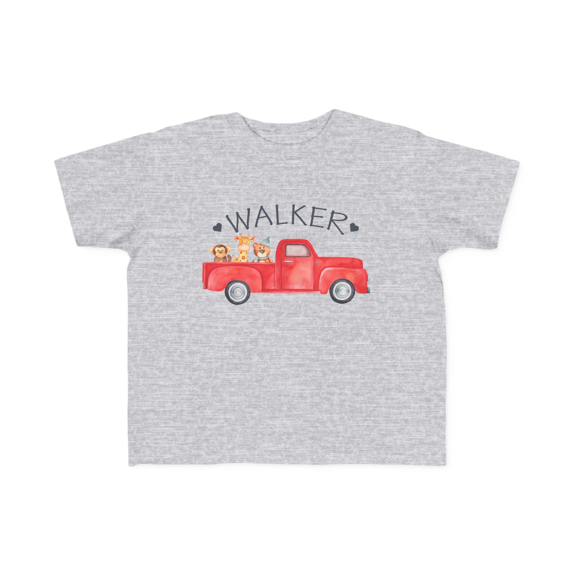 Red Pickup Truck Toddler Shirt - Amazing Faith Designs