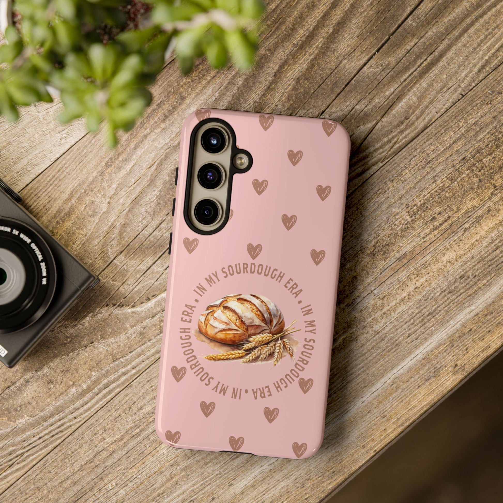 Samsung Galaxy 21 22 23 24 25 - Sourdough Era Hearts Phone Case - Amazing Faith Designs