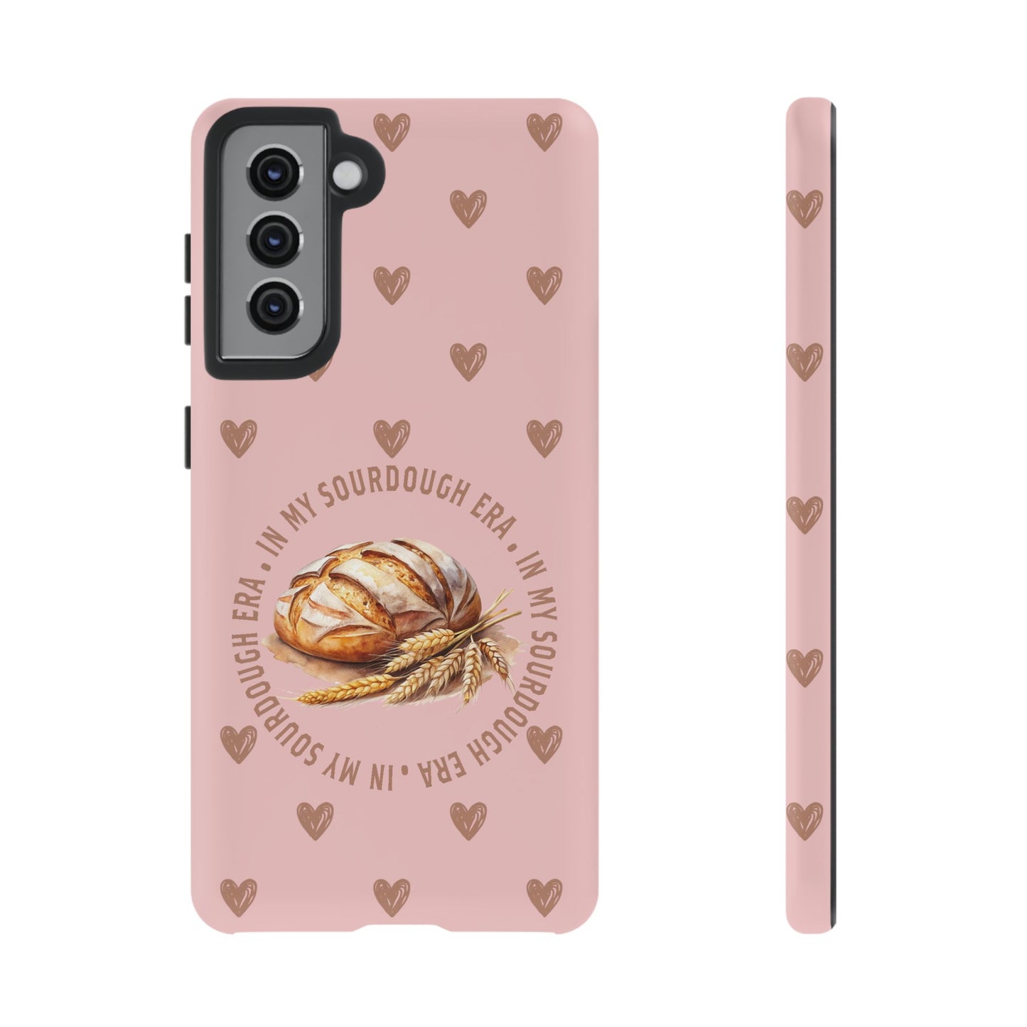 Samsung Galaxy 21 22 23 24 25 - Sourdough Era Hearts Phone Case - Amazing Faith Designs