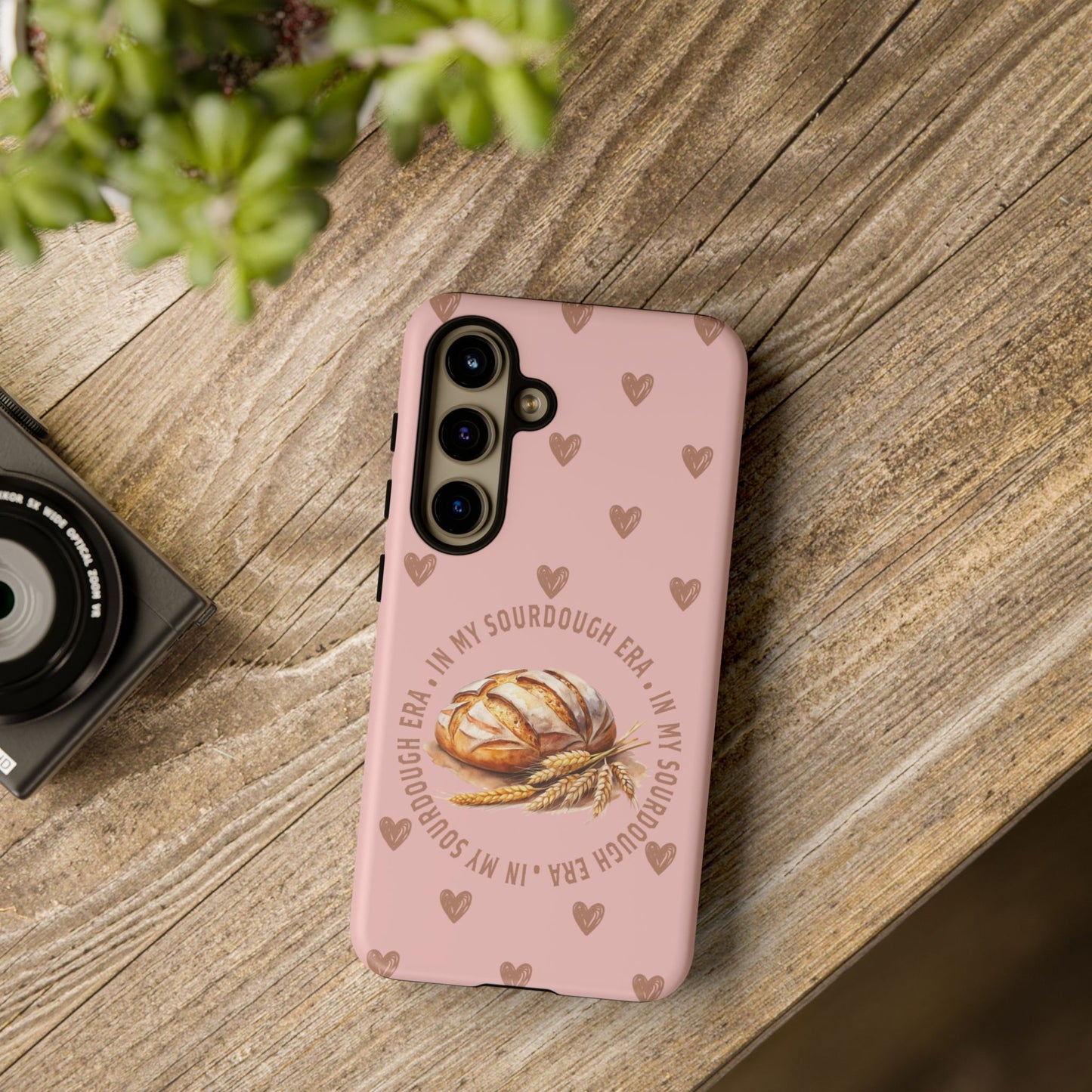 Samsung Galaxy 21 22 23 24 25 - Sourdough Era Hearts Phone Case - Amazing Faith Designs