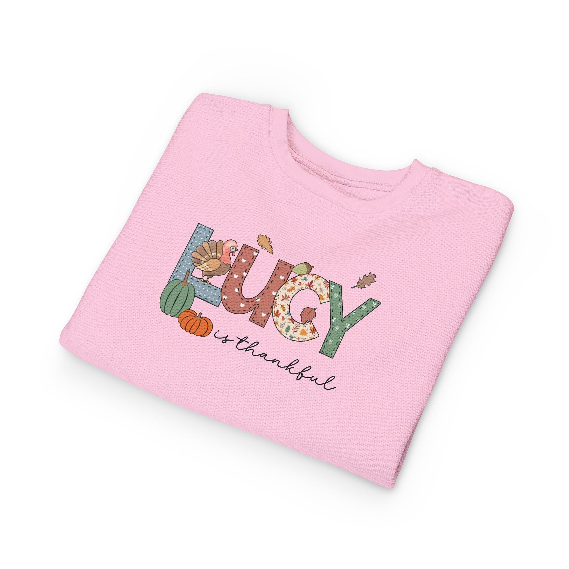 Personalized Toddler Thanksgiving Sweatshirt - Amazing Faith Designs