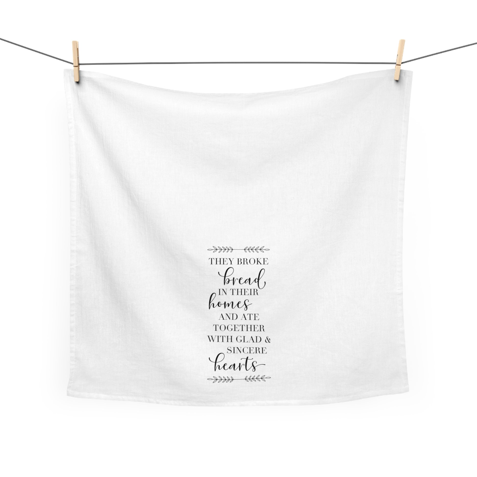 Break bread Scripture Tea Towel - Amazing Faith Designs